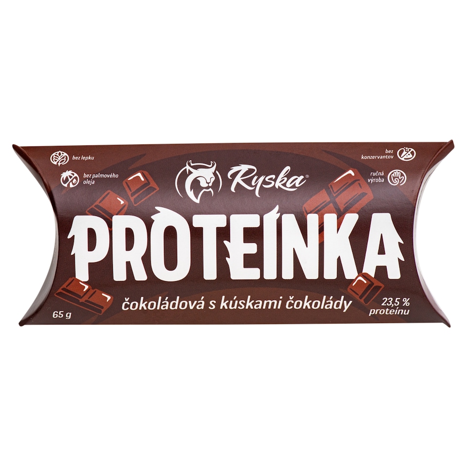 Ryska Proteínka čokoládová s kúskami čokolády 65 g