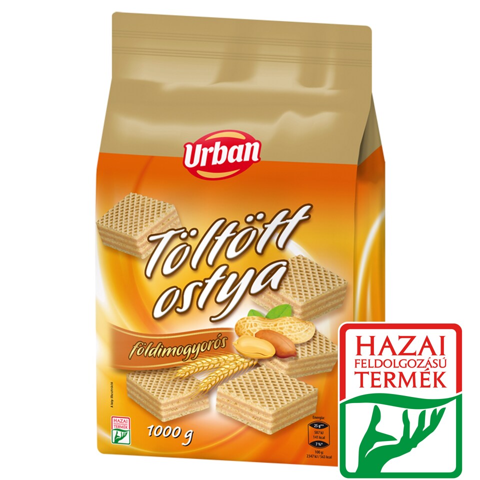 Urban földimogyorós krémmel töltött ostya 1000 g