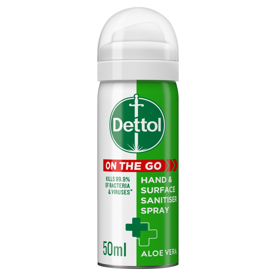 image 1 of Dettol Antibacterial Hand and Surface Sanitiser Spray 50ml