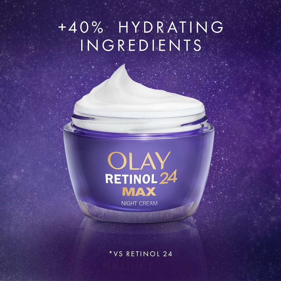 image 1 of Olay Retinol 24 Max Fragrance Free Night Cream Moisturiser 50ml
