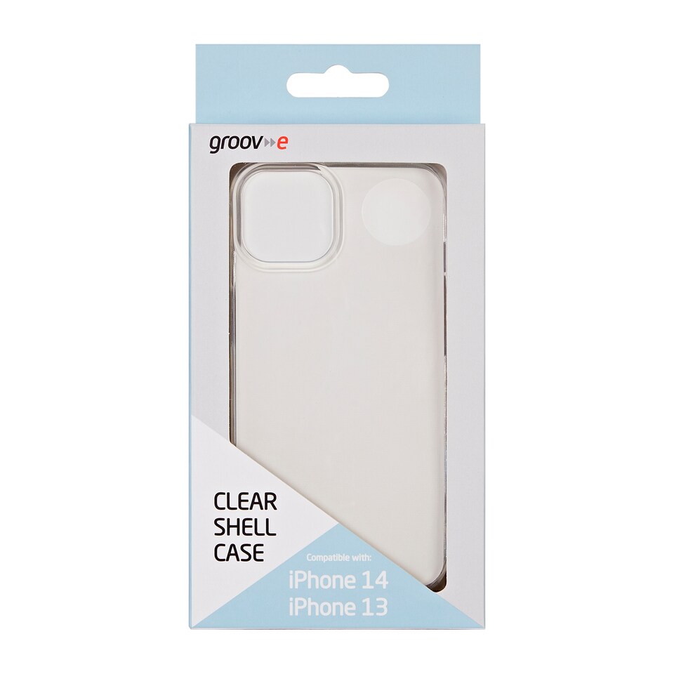 GROOV-E IPHONE 13/14 CLEAR CASE