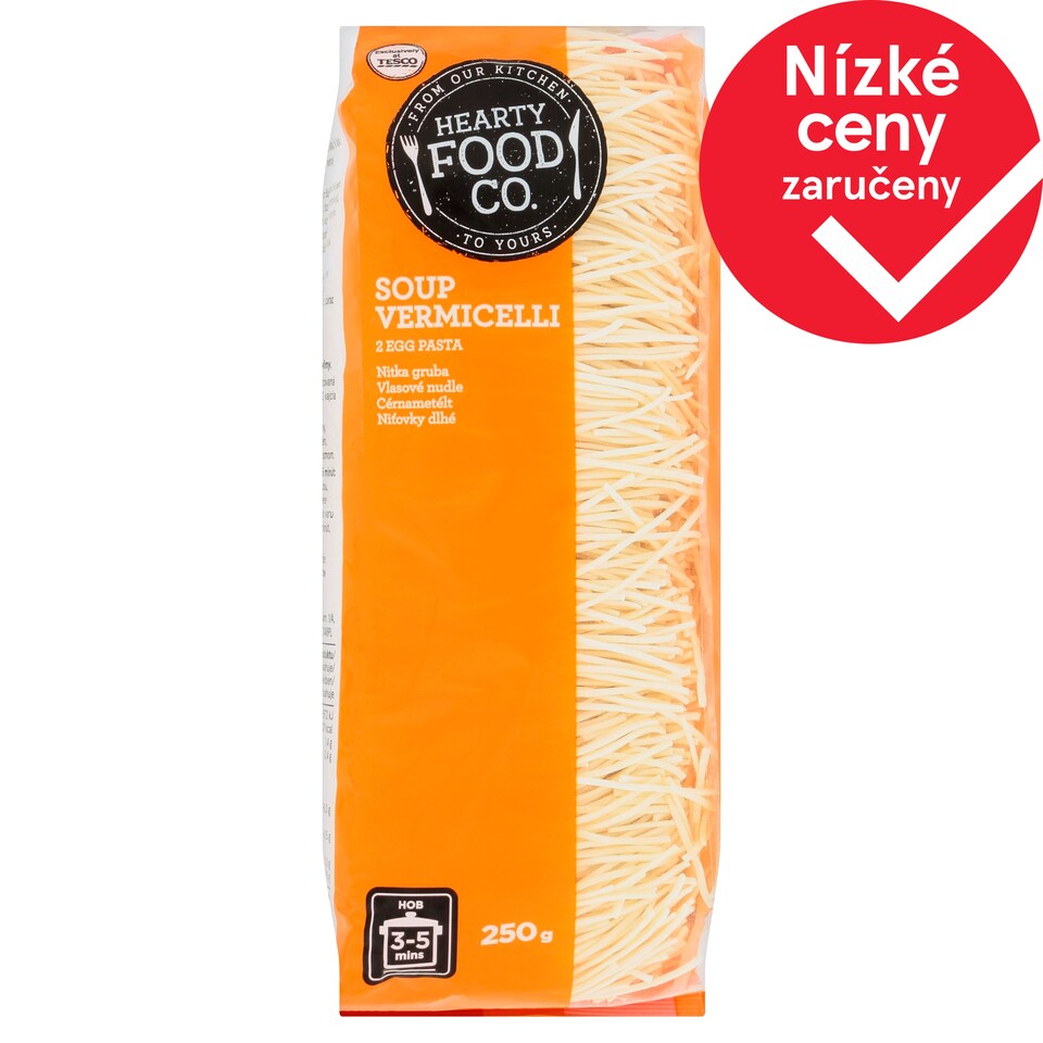Hearty Food Co. Vlasové nudle 250g