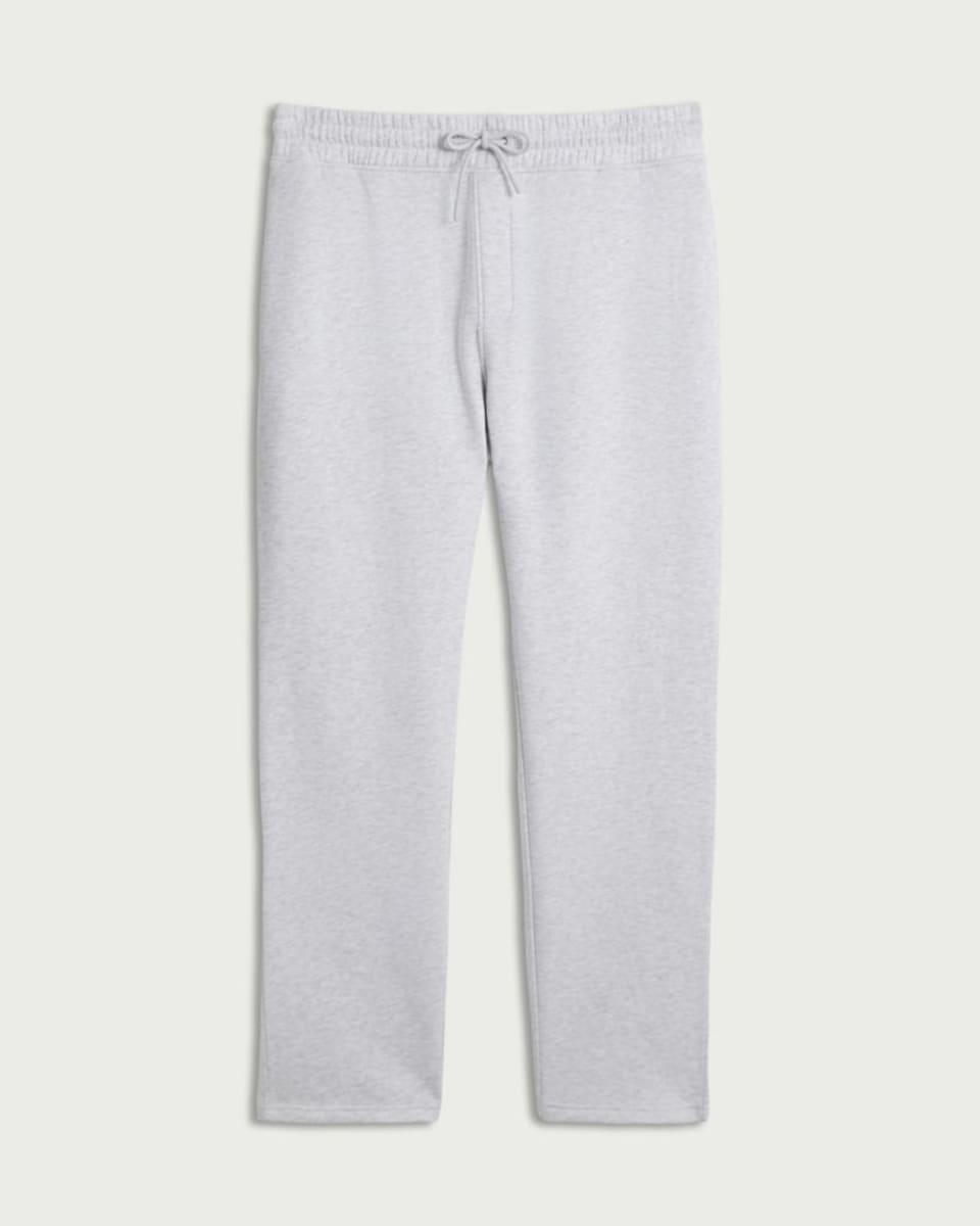 image 1 of F&F Active EVERYHOUR Cotton Rich Open Hem Joggers in Grey Marl