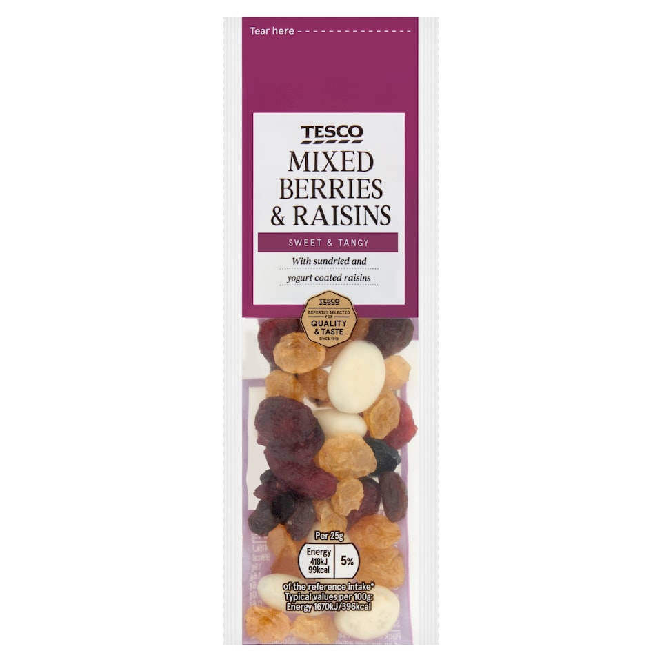Tesco Mixed Berries 25G
