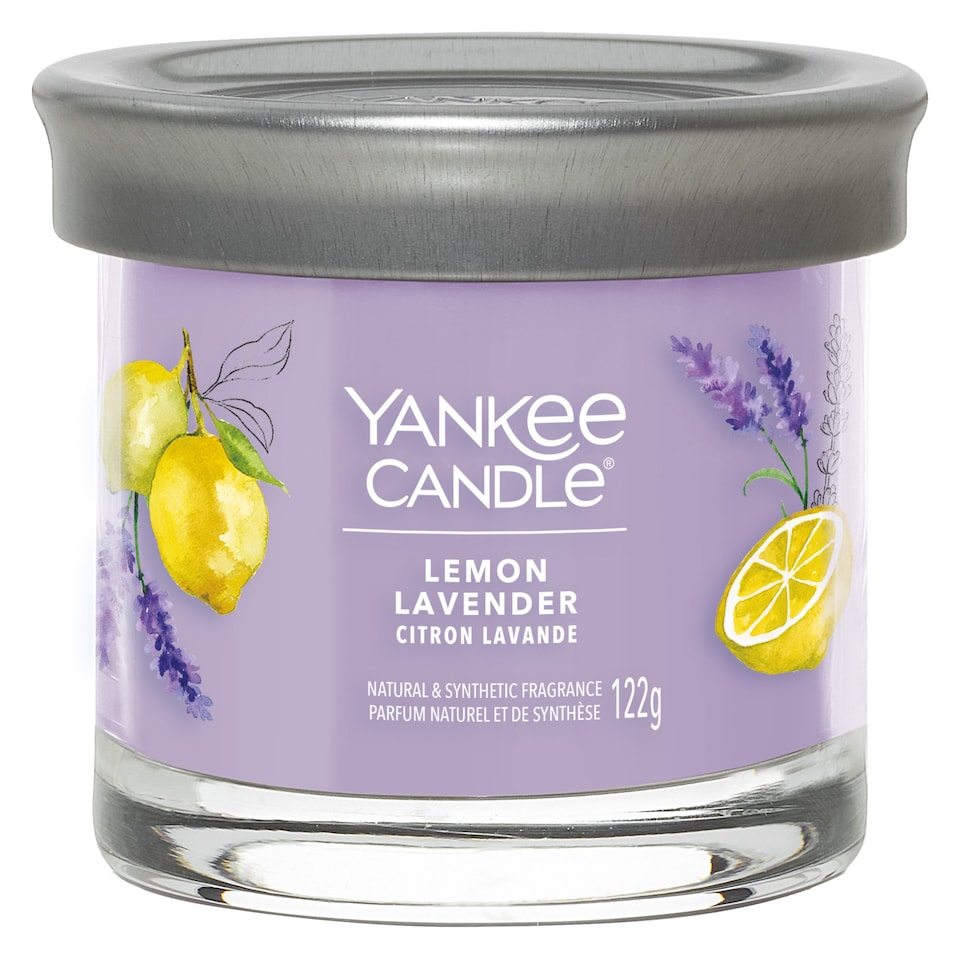 image 1 of Yankee Signature Tumbler Lemon Lavender Candle 122g