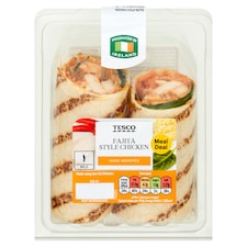 Tesco Fajita Style Chicken Wrap 186G