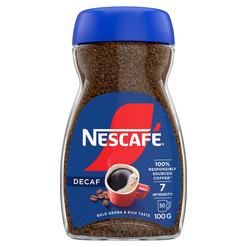 NESCAFÉ DECAF, instantní káva bez kofeinu, 100g
