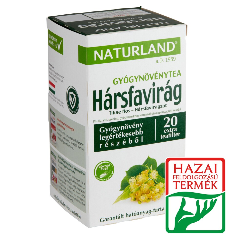 Naturland hársfavirág gyógynövénytea 20 filter 25 g