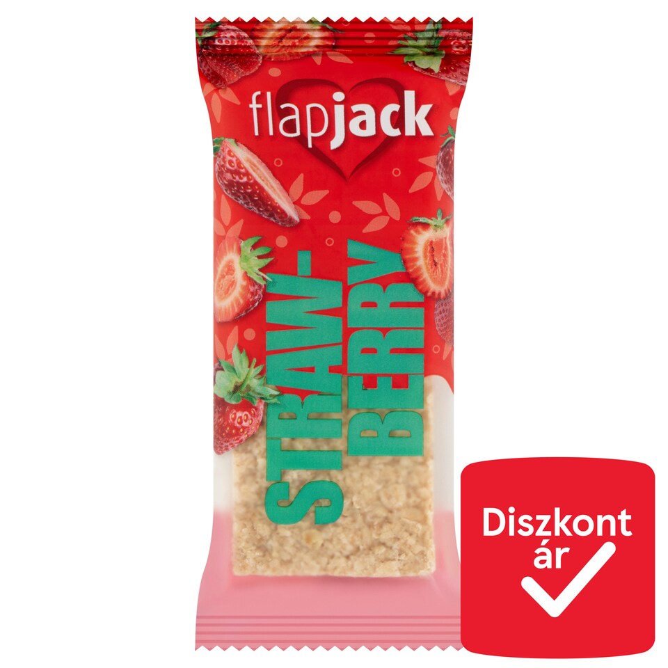 FlapJack Strawberry Flavoured Oat Bar 100 g