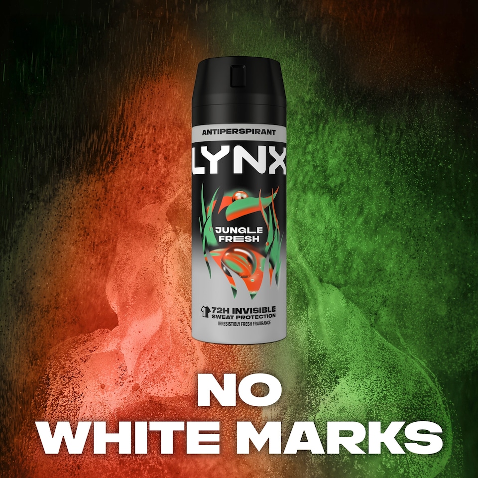 image 1 of Lynx 72h Jungle Fresh Antiperspirant Deodorant for Men 150ml