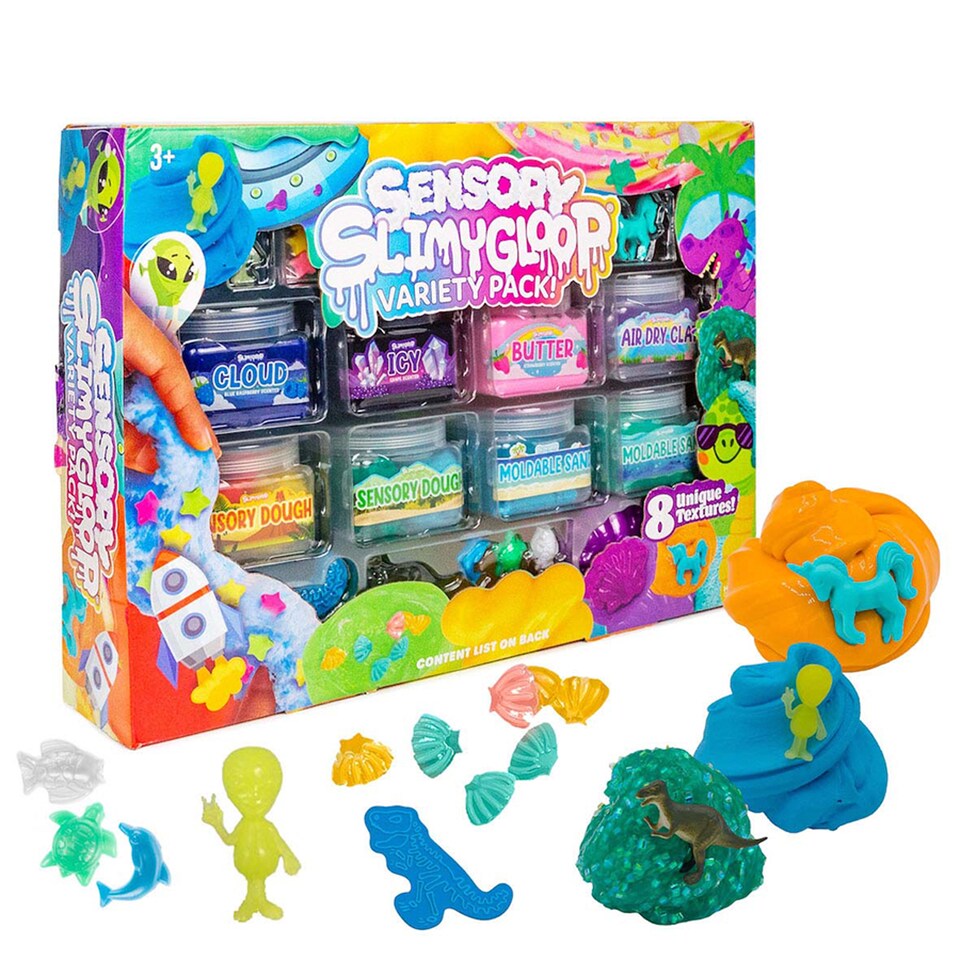 Horizon Group USA Sensory Slimygloop kinetikus homok szett 8 db  1. kép