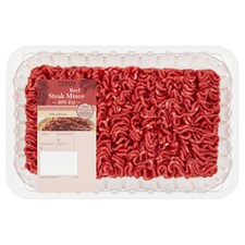 TESCO BEEF STEAK MINCE 750G