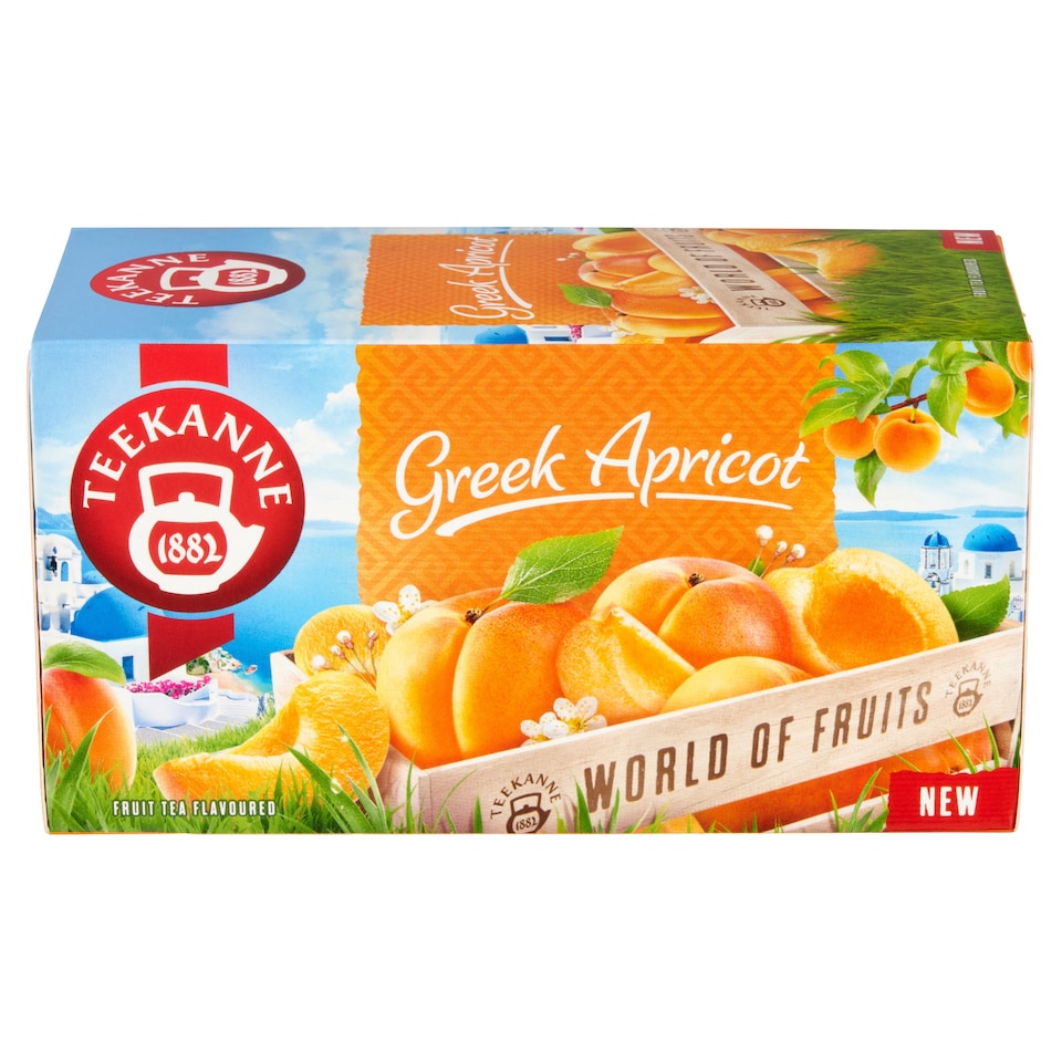 Teekanne World of Fruits Greek Apricot ovocno-bylinný čaj 20 x 2,25 g (45 g)