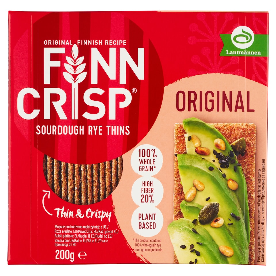image 1 of Finn Crisp Sourdough Rye Thins 200 g
