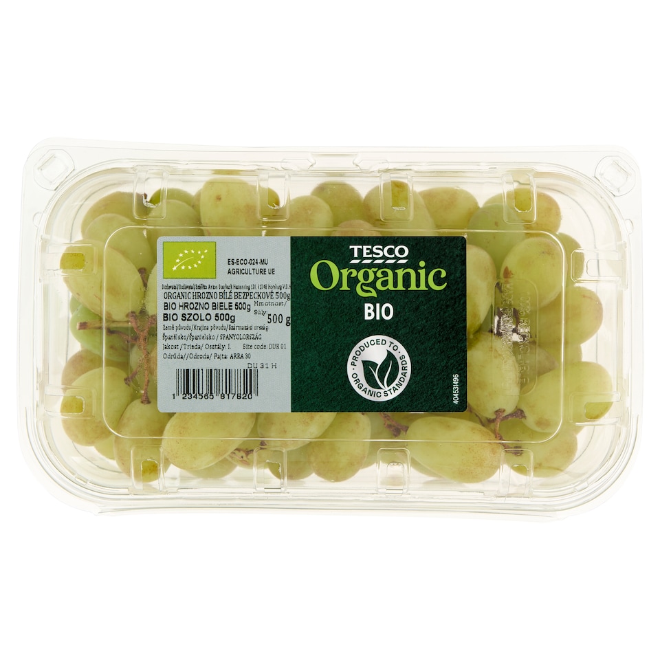 Tesco Bio hrozno biele 500 g