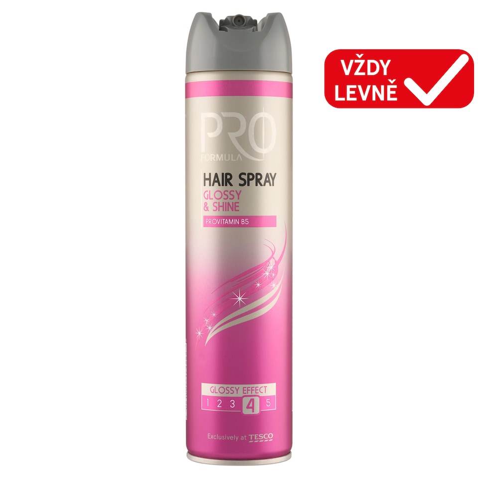 Pro Formula Glossy & Shine lak na vlasy 300ml