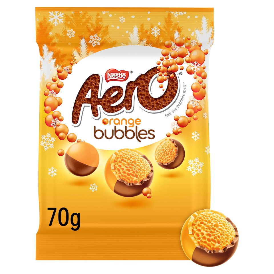 image 1 of AERO Bubbles Orange Pouch Bag 70g