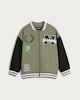 image 5 of Minecraft Build Create Explore Cotton Rich Varsity Jacket in Multi