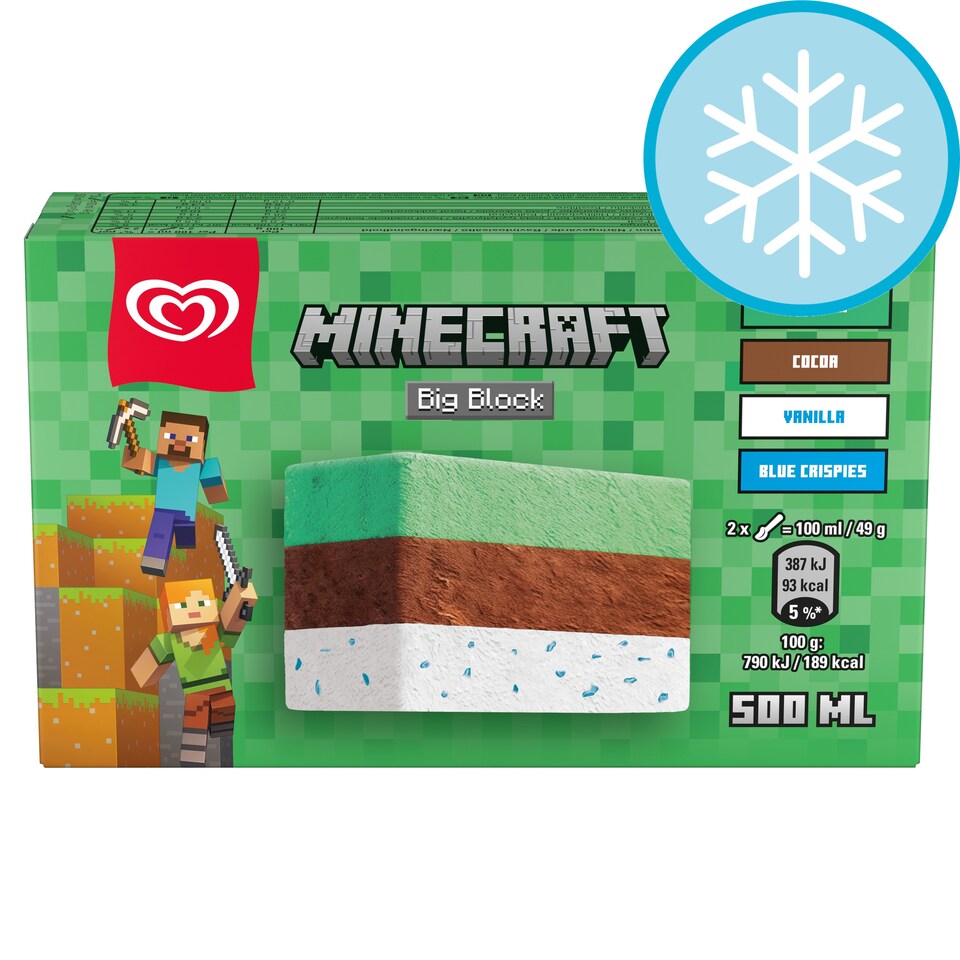 HB MINECRAFT BLOCK 500ML