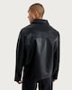 image 3 of F&F Zip-Up Faux Leather Jacket in Black