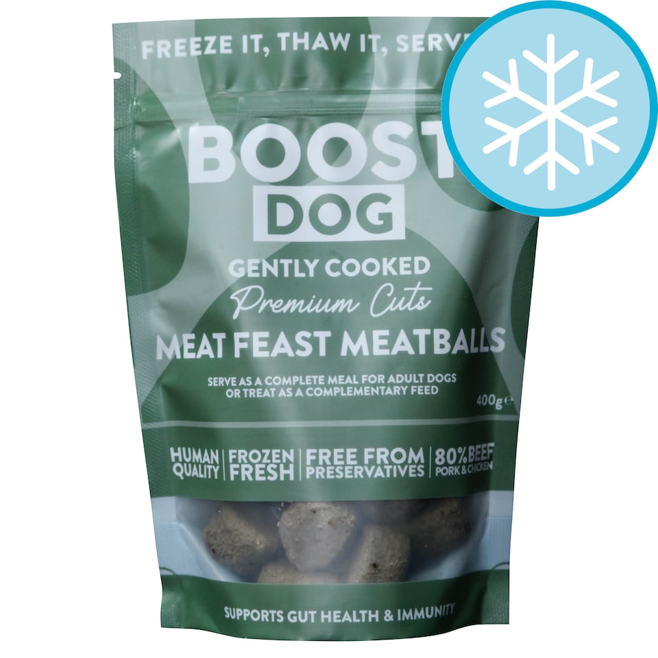 Boost Meat Feast Meatballs Meal for Dogs 400g
