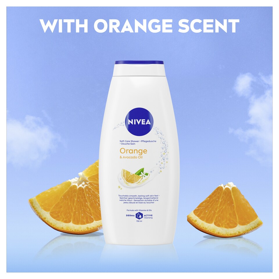 image 1 of Nivea Orange And Avocado Oil Shower Wash 750Ml