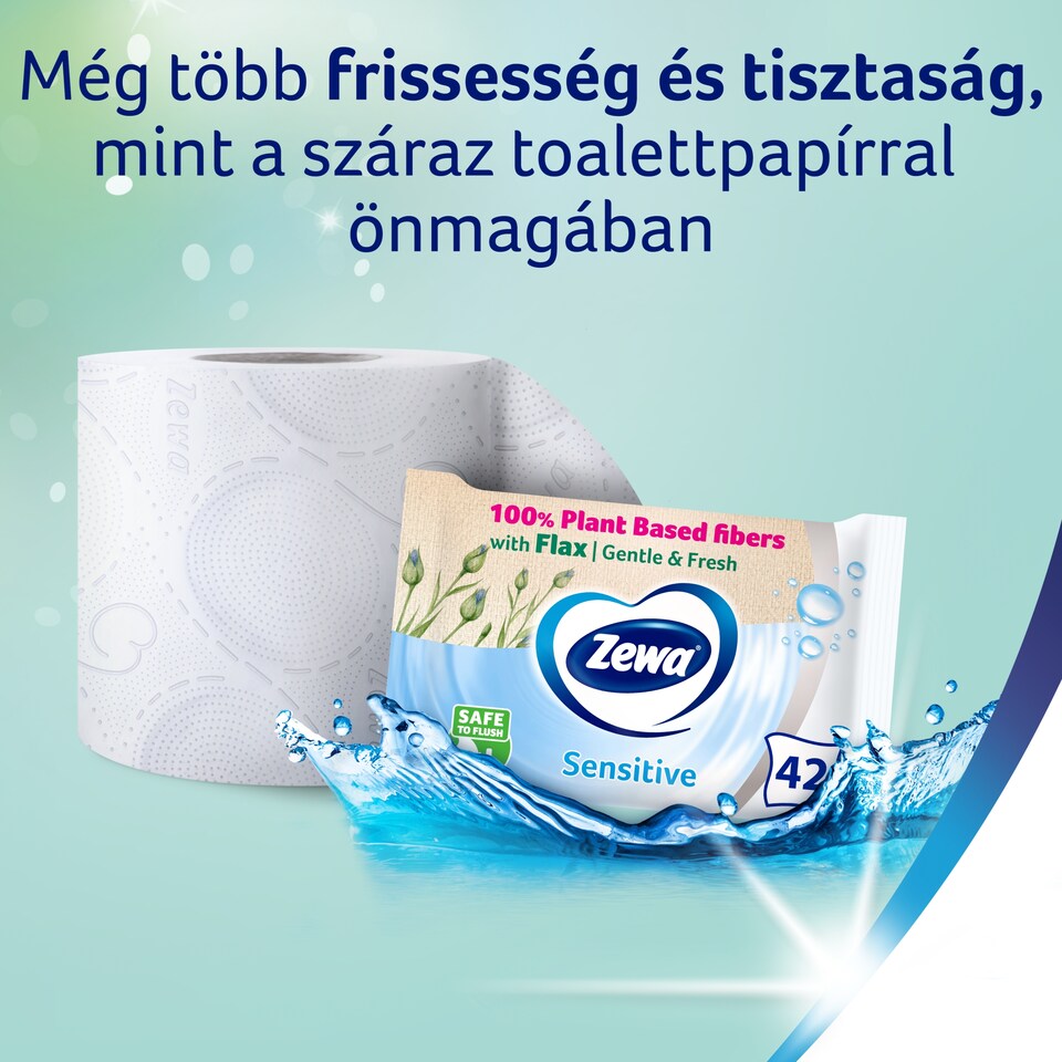 Zewa Deluxe Camomile Comfort toalettpapír 3 rétegű 4 tekercs 1. kép