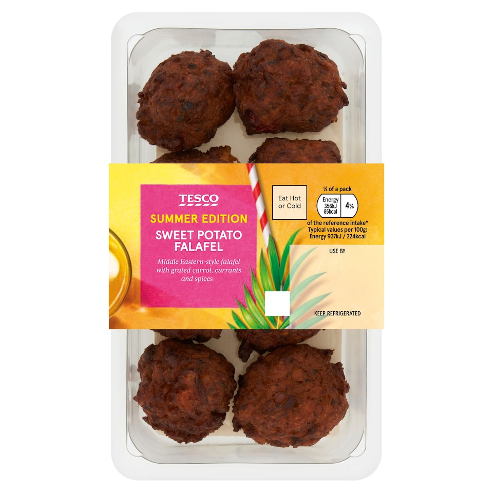 Tesco Sweet Potato Falafels 152g