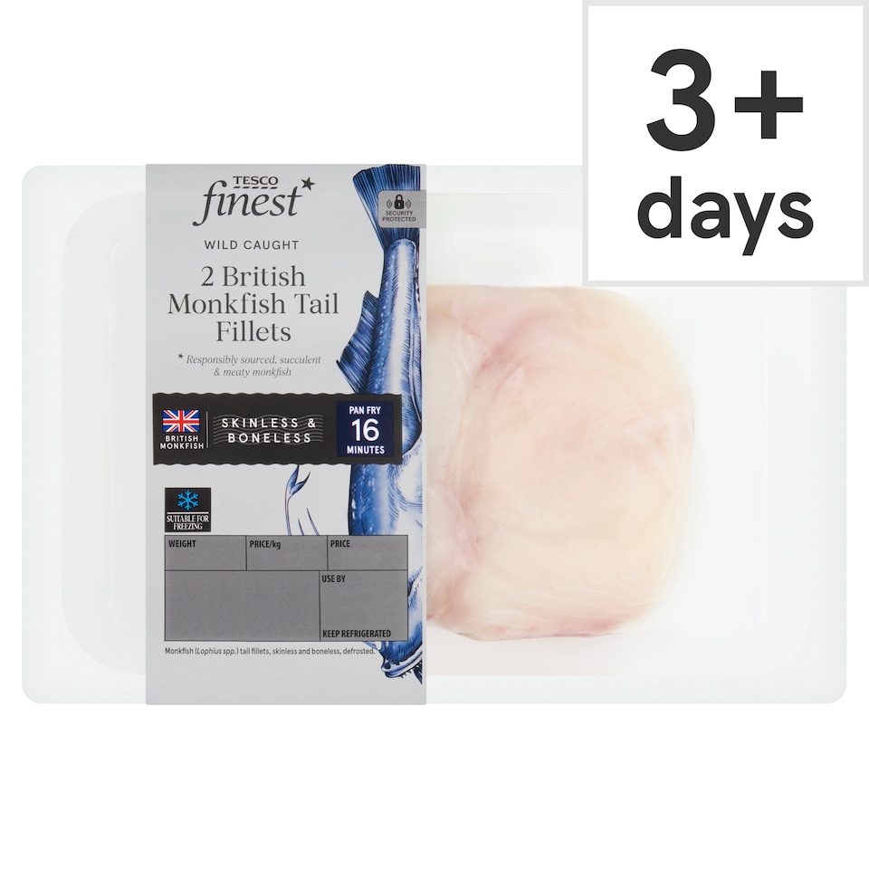 Tesco Finest 2 Monkfish Tail Fillets