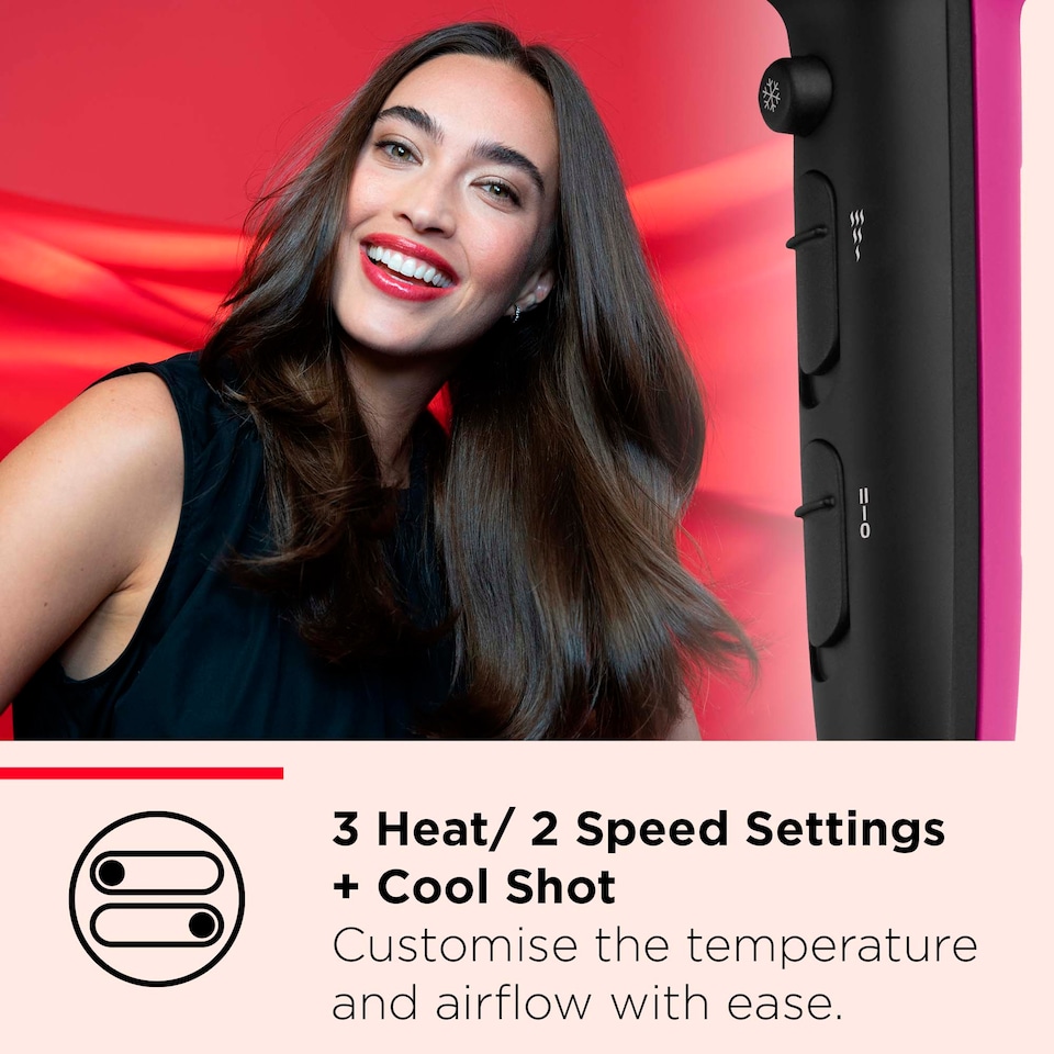 image 1 of Revlon Easy Heat Ceramic Tourmaline Ionic Hair Dryer