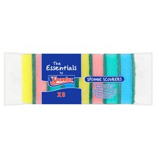 Spontex Essentials Scourer 8 Pack