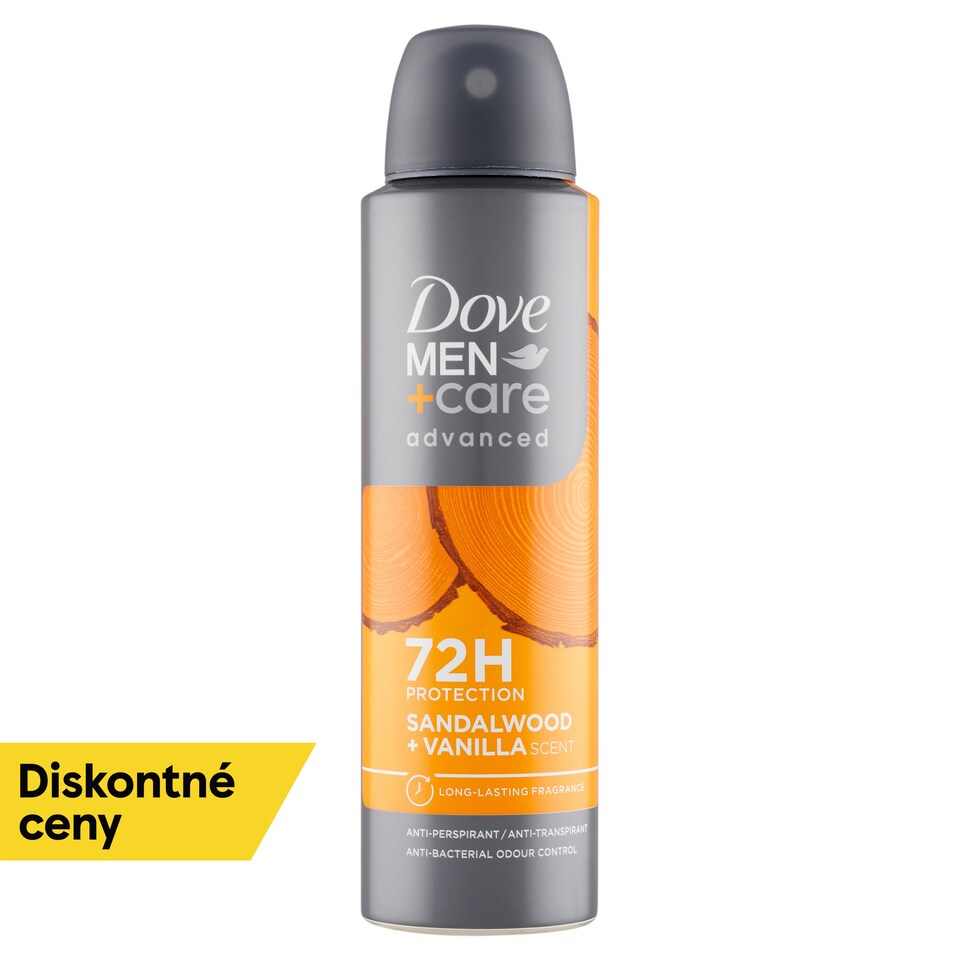 obrázok 1 z Dove Men+Care Advanced Sandalwood&Vanilla Antiperspirant sprej 150 ml