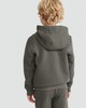 image 4 of F&F Boys Diamond Textured Kangaroo Pocket Hoodie in Grey