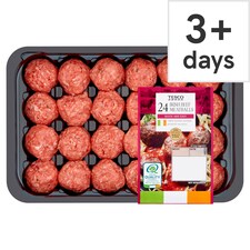Tesco Irish Family Meatball Pack 720G