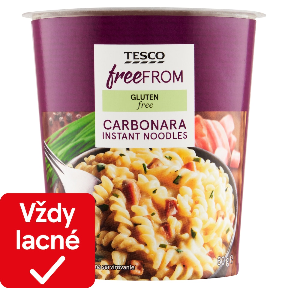Tesco Free From Carbonara Instant Noodles 60 g