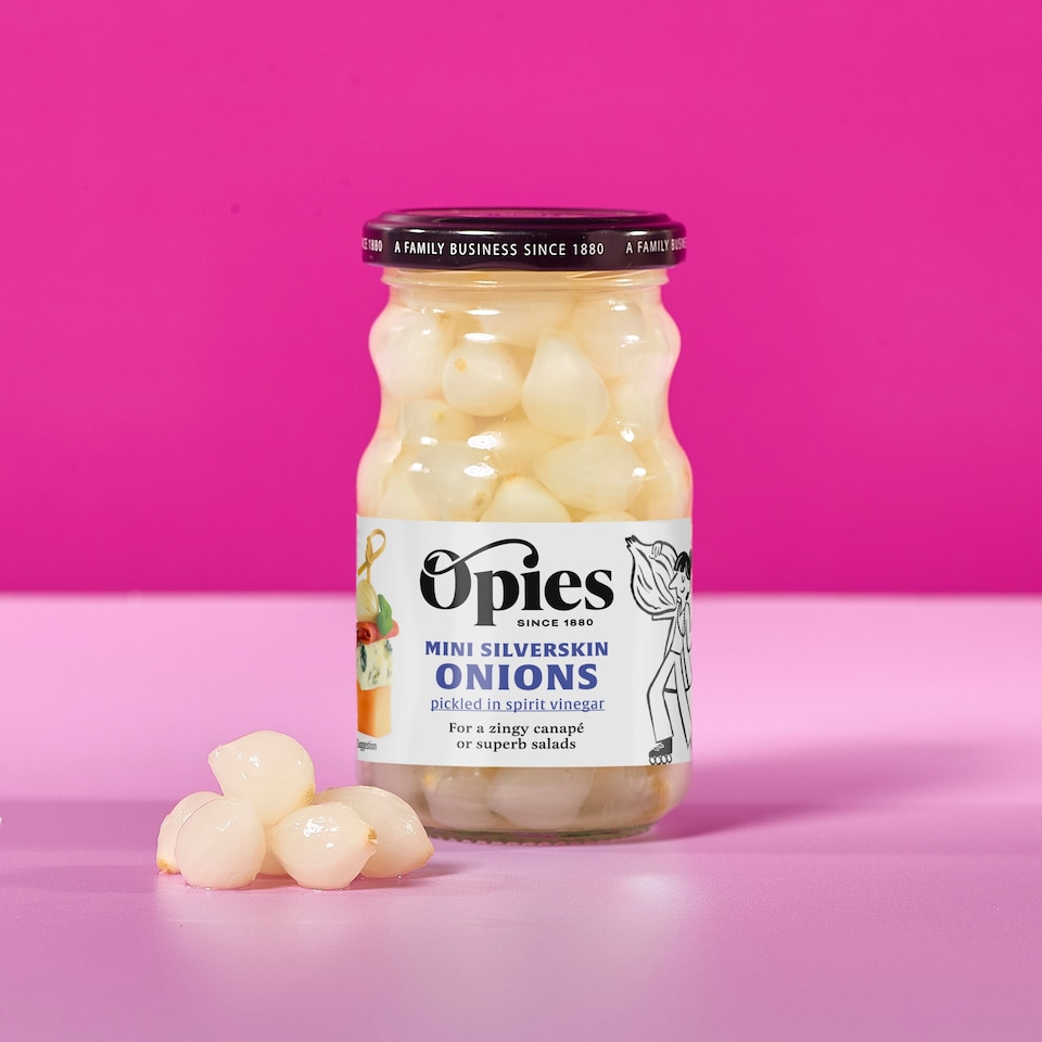 image 1 of Opies Mini Silverskin Onions 227G