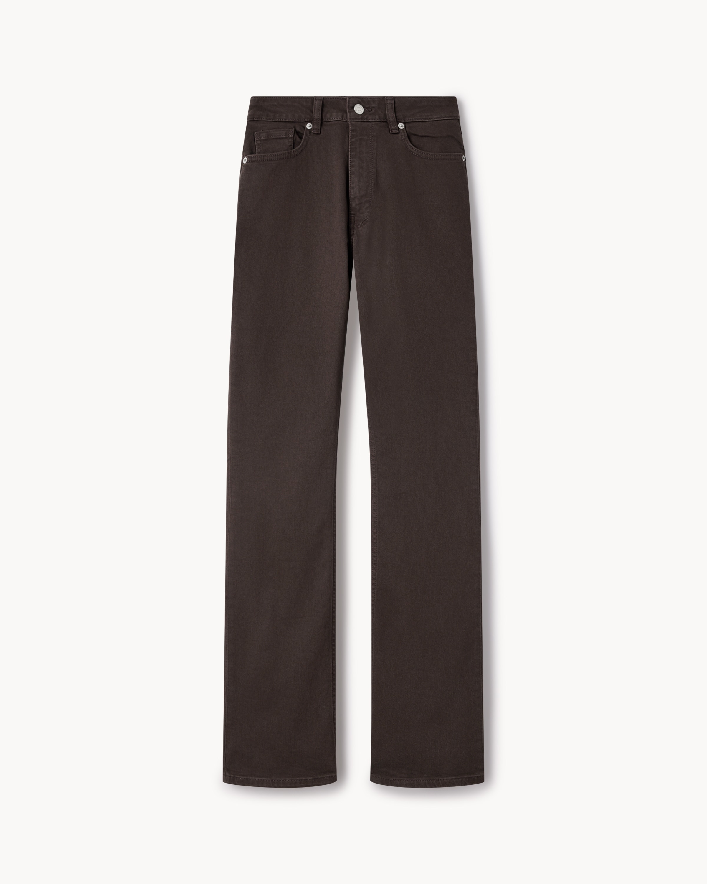 F&F Mid Rise Bootcut Jeans in Chocolate