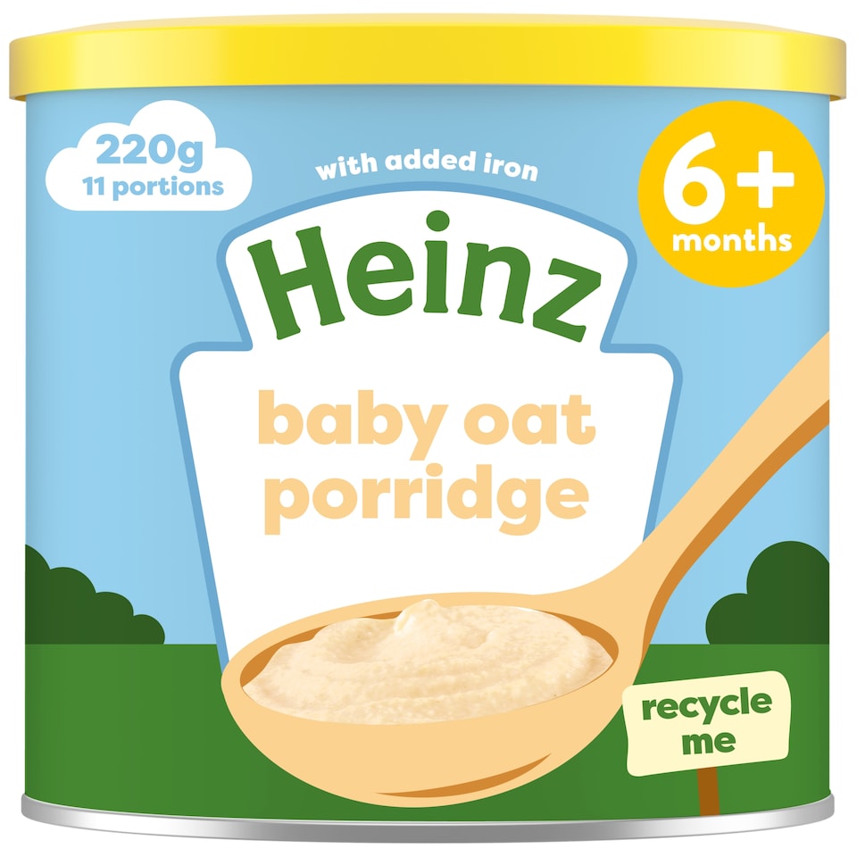 image 1 of Heinz Baby Oat Porridge Baby Food 220g