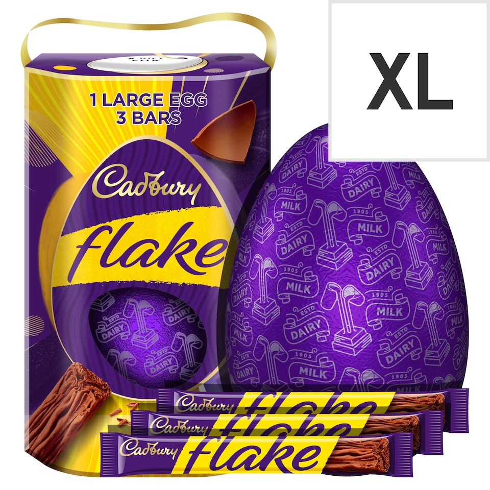 image 1 of Cadbury Dairy Milk Flakes Chocolate Easter Egg 231.5G