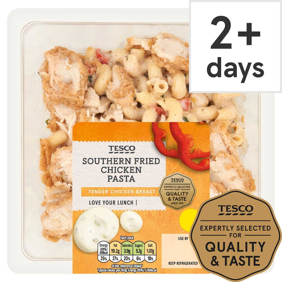 Tesco Southern Fried Chicken Pasta 300G