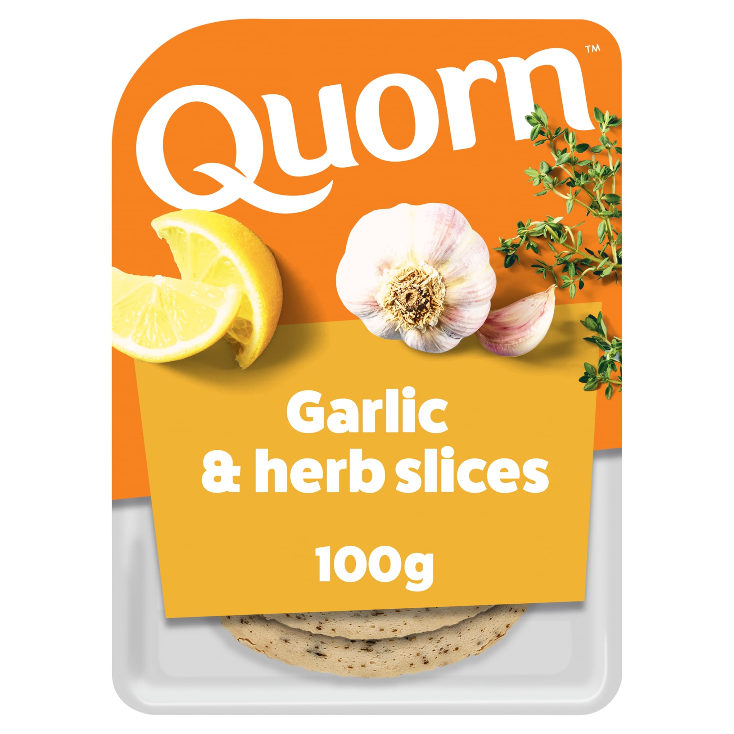 Quorn Deli Garlic & Herb Slices 100g