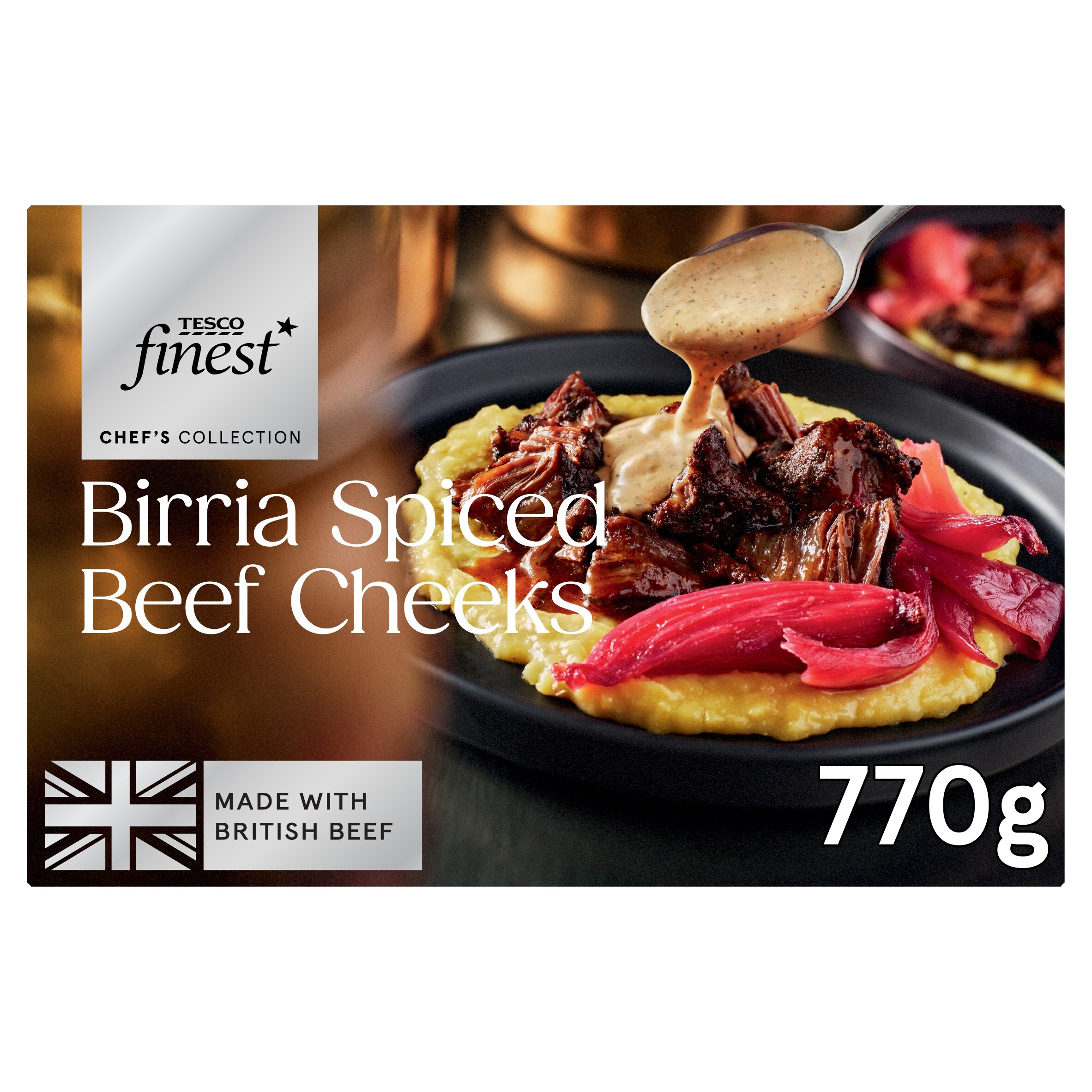 Tesco Finest Chef's Collection Birria Spiced Beef Cheeks 770g