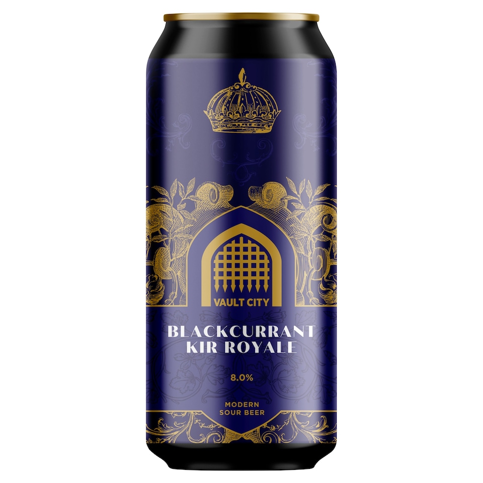 Vault City Modern Sour Beer - Blackcurrant Kir Royale 440ml