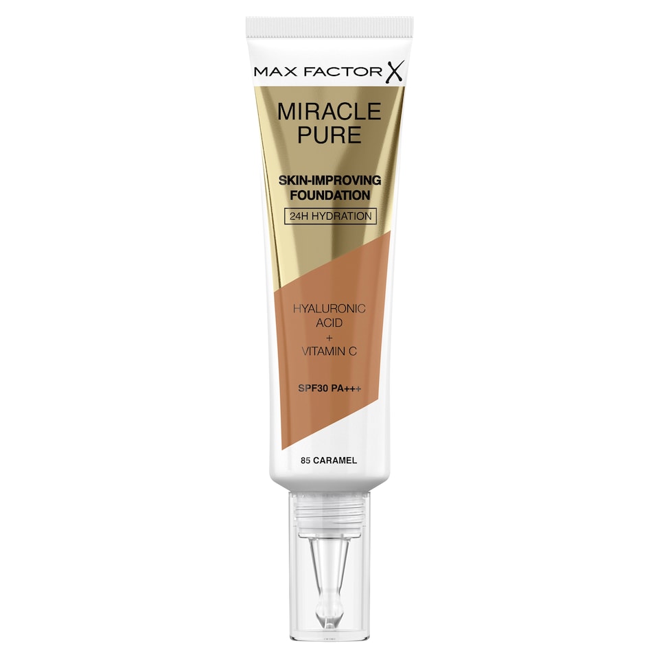 image 1 of Max Factor Miracle Pure Foundation Caramel 30Ml
