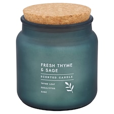 F&F Home Apothecary Fresh Thyme & Sage Candle 350g