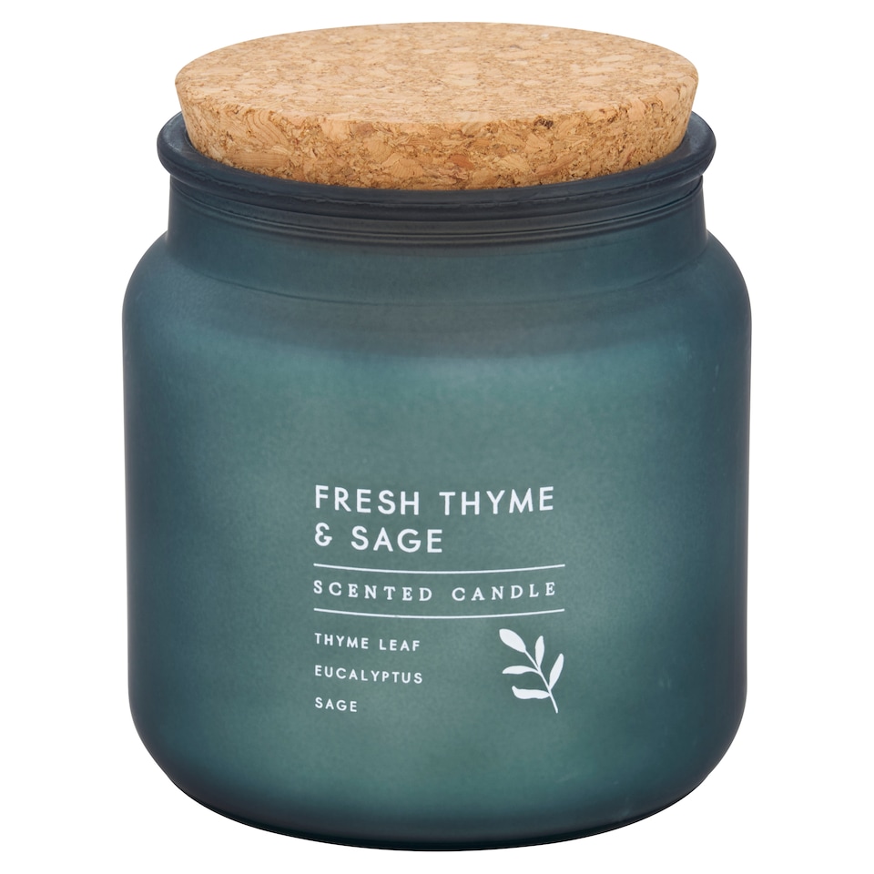 image 1 of F&F Home Apothecary Fresh Thyme & Sage Candle 350g