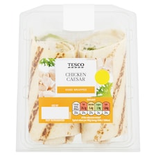 Tesco Chicken Caeser Wrap 186G
