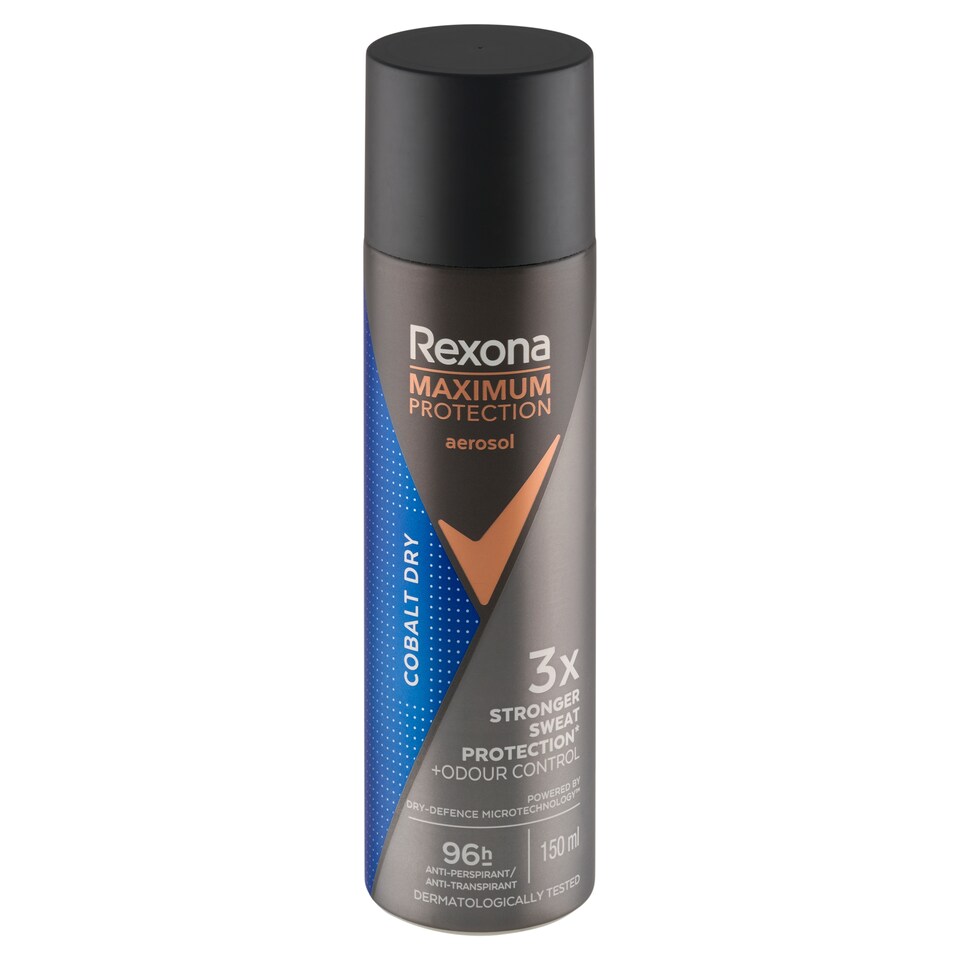 image 1 of Rexona Maximum Protection Cobalt Dry Antiperspirant Spray 150ml
