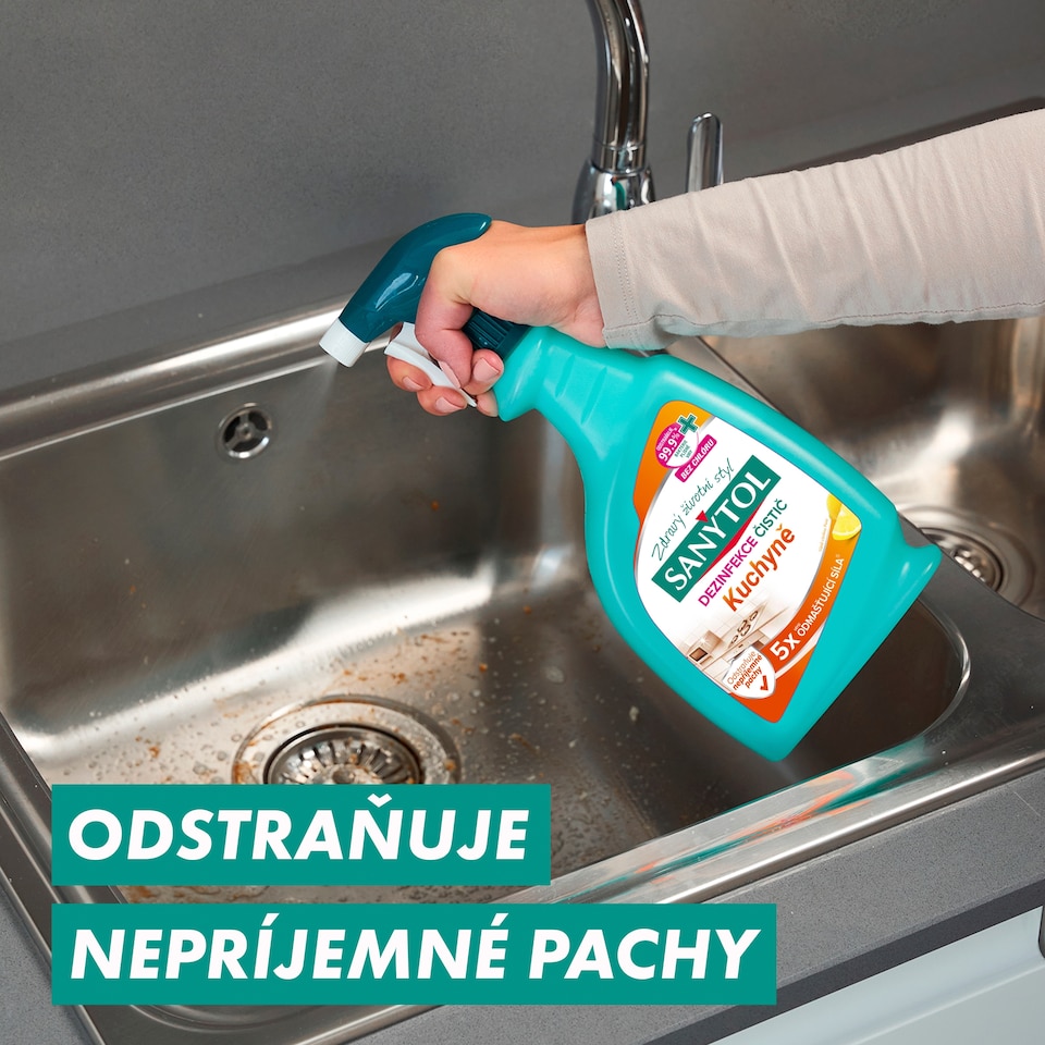 obrázok 1 z Sanytol Dezinfekcia čistič kuchyne pure 500 ml