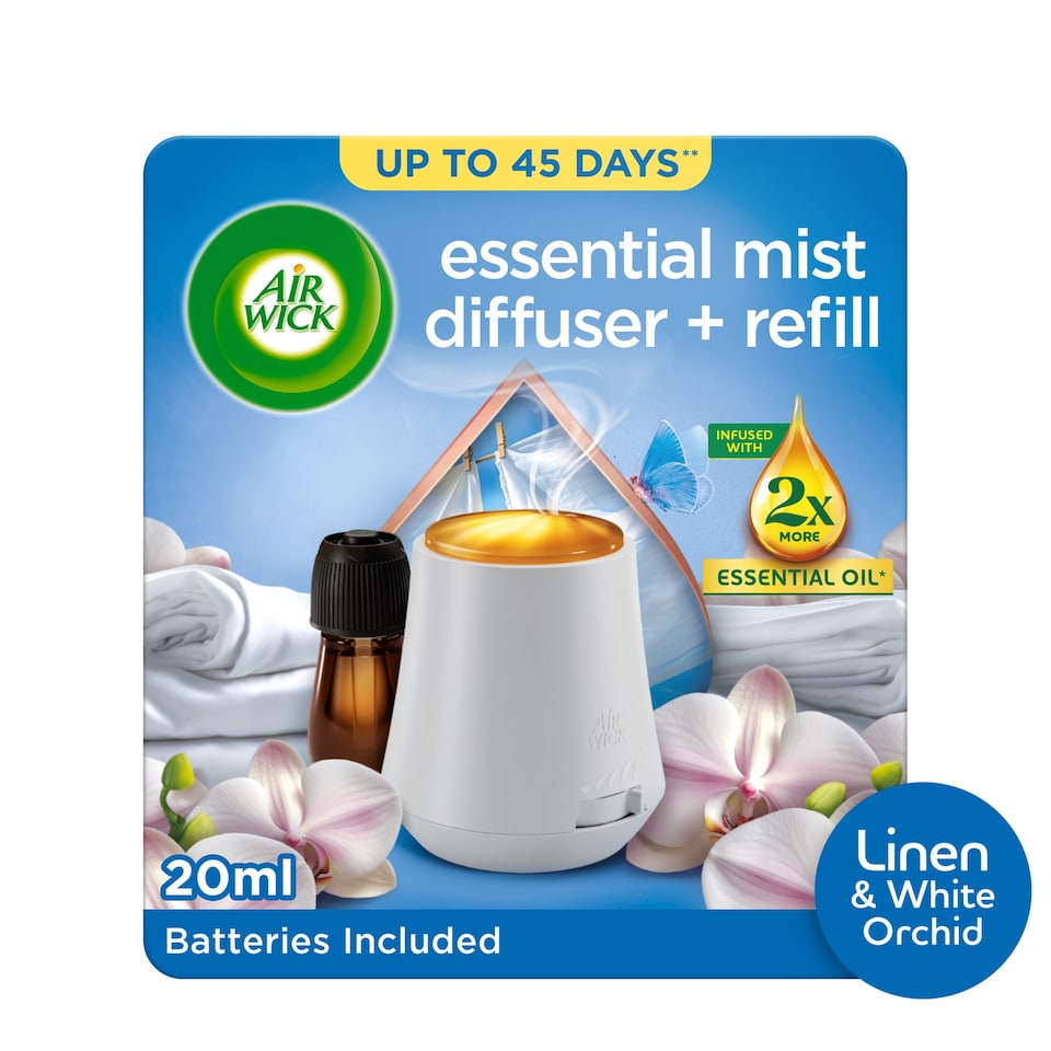 Air Wick Essential Mist Linen & Petals Kit 20ml